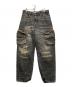 PDF（ピーディーエフ）の古着「channel guerrilla cargo denim」｜グレー