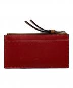 tod's for ron hermanトッズ）の古着「レザーカードホルダー」｜レッド