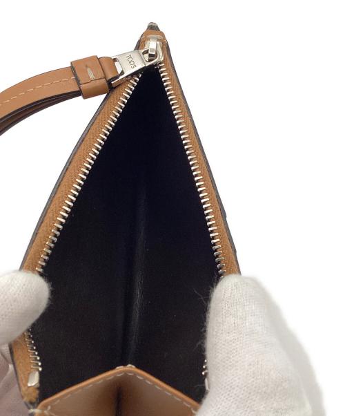 tod's for ron herman（トッズ）tod's for ron herman (トッズ) レザーカードホルダー レッドの古着・服飾アイテム