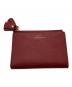 ANYA HINDMARCH (アニヤ・ハインドマーチ) PEEPING EYES SMALL DOUBLE ZIP WALLET レッド サイズ:ONESIZE：17000円