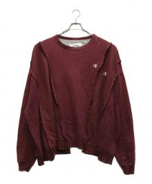 DISCOVERED（ディスカバード）の古着「Wide Champ Sweat」｜ブラウン