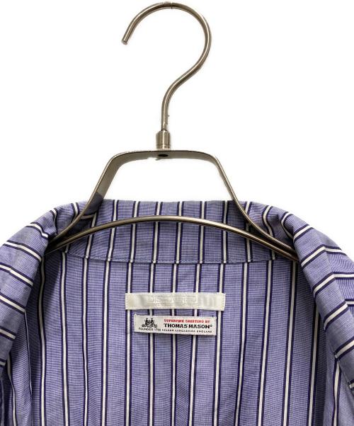 DISCOVERED（ディスカバード）DISCOVERED (ディスカバード) FIRE STRIPE SHIRT ブルー サイズ:2の古着・服飾アイテム
