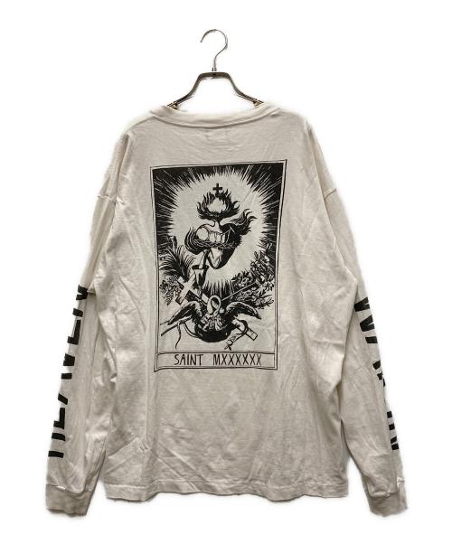 SAINT MICHAEL（セントマイケル）SAINT MICHAEL (セントマイケル) LS TEE W.I.H ホワイト サイズ:XLの古着・服飾アイテム