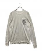 CHROME HEARTSクロムハーツ）の古着「ホースシュー L/S カットソー」｜ホワイト