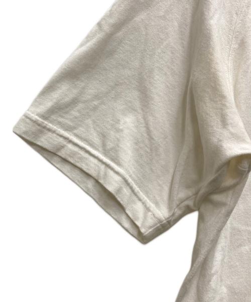 STONE ISLAND（ストーンアイランド）STONE ISLAND (ストーンアイランド) COTTON JERSEY GARMENT DYED ホワイト サイズ:Lの古着・服飾アイテム