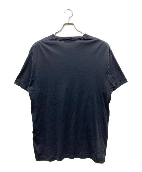 STONE ISLAND（ストーンアイランド）STONE ISLAND (ストーンアイランド) プリントTシャツ ネイビー サイズ:Lの古着・服飾アイテム
