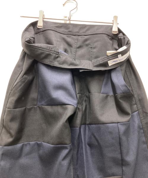 COMME des GARCONS SHIRT（コムデギャルソンシャツ）COMME des GARCONS SHIRT (コムデギャルソンシャツ) 21AW パッチワークトラウザー ブラック サイズ:Sの古着・服飾アイテム