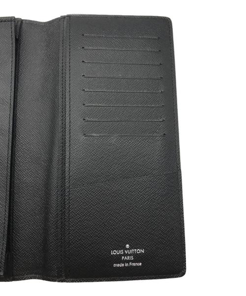 LOUIS VUITTON（ルイ ヴィトン）LOUIS VUITTON (ルイ ヴィトン) ポルトフォイユ･ブラザ ダミエ 長財布 ブラックの古着・服飾アイテム