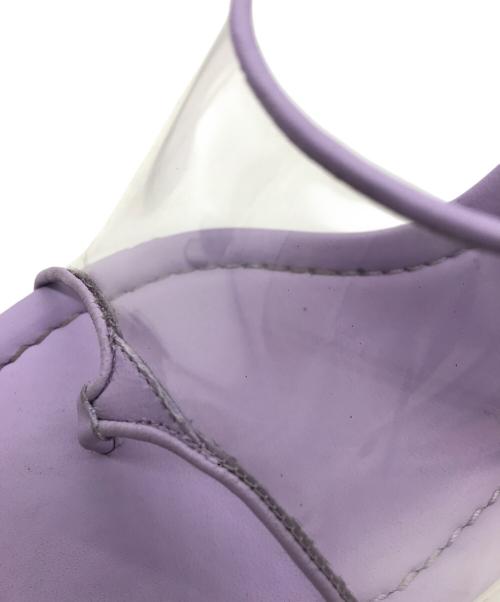 Acne studios（アクネ ストゥディオズ）Acne studios (アクネ ストゥディオズ) クリアヒールサンダル クリア×パープル サイズ:39の古着・服飾アイテム