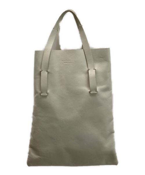 POSTELEGANT（ポステレガント）POSTELEGANT (ポステレガント) Cow Leather Belted Bag ベージュの古着・服飾アイテム