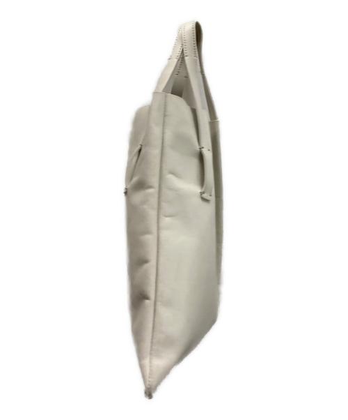POSTELEGANT（ポステレガント）POSTELEGANT (ポステレガント) Cow Leather Belted Bag ベージュの古着・服飾アイテム