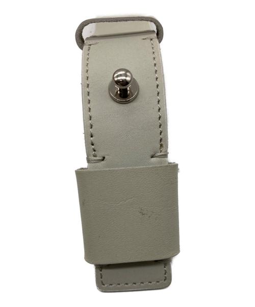 POSTELEGANT（ポステレガント）POSTELEGANT (ポステレガント) Cow Leather Belted Bag ベージュの古着・服飾アイテム