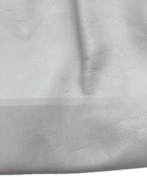 POSTELEGANT（ポステレガント）POSTELEGANT (ポステレガント) Cow Leather Belted Bag ベージュの古着・服飾アイテム