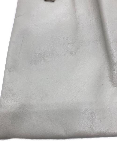 POSTELEGANT（ポステレガント）POSTELEGANT (ポステレガント) Cow Leather Belted Bag ベージュの古着・服飾アイテム