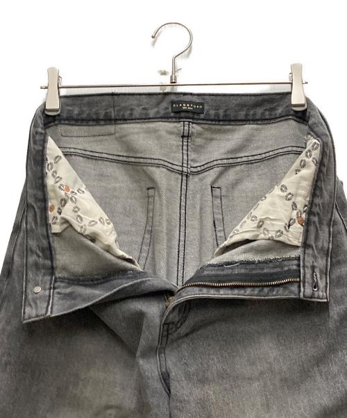 flagstuff（フラグスタフ）FLAGSTUFF (フラグスタフ) FADE BAGGIE DENIM PANTS グレー サイズ:Lの古着・服飾アイテム