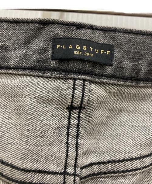 flagstuff（フラグスタフ）FLAGSTUFF (フラグスタフ) FADE BAGGIE DENIM PANTS グレー サイズ:Lの古着・服飾アイテム