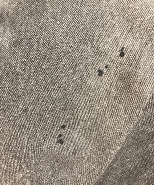 flagstuff（フラグスタフ）FLAGSTUFF (フラグスタフ) FADE BAGGIE DENIM PANTS グレー サイズ:Lの古着・服飾アイテム