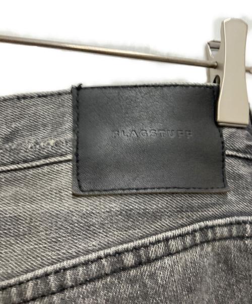 flagstuff（フラグスタフ）FLAGSTUFF (フラグスタフ) FADE BAGGIE DENIM PANTS グレー サイズ:Lの古着・服飾アイテム