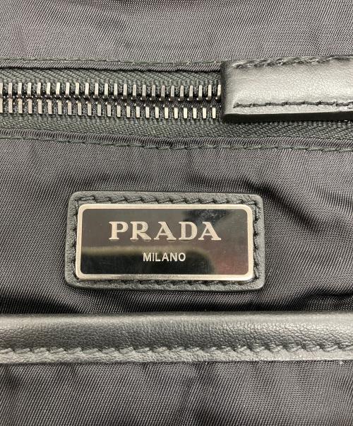 PRADA（プラダ）PRADA (プラダ) レザークロスボディバッグ ブラックの古着・服飾アイテム