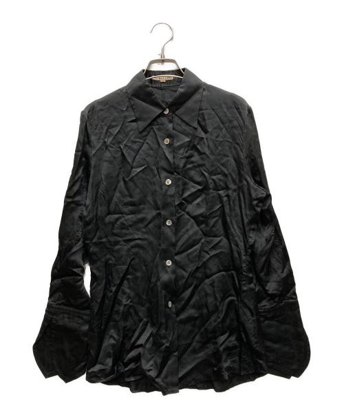 HELMUT LANG（ヘルムートラング）HELMUT LANG (ヘルムートラング) サテンシャツ ブラック サイズ:9の古着・服飾アイテム