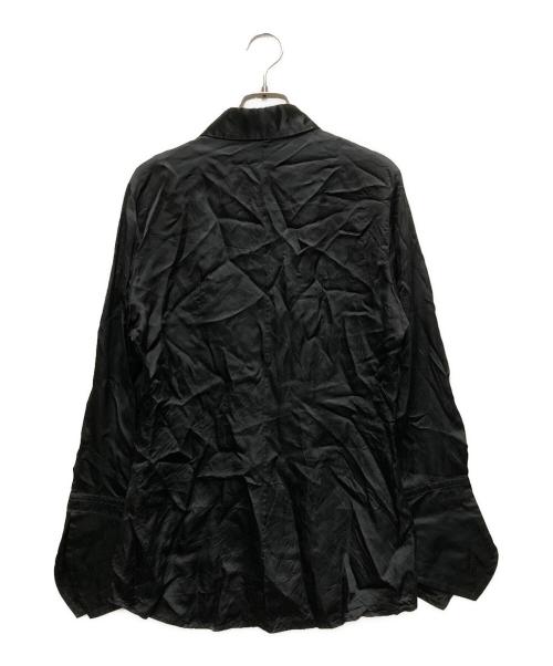 HELMUT LANG（ヘルムートラング）HELMUT LANG (ヘルムートラング) サテンシャツ ブラック サイズ:9の古着・服飾アイテム