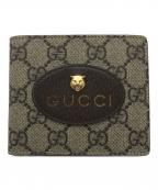 GUCCIグッチ）の古着「ネオヴィンテージGGスプリームウォレット」｜ブラウン