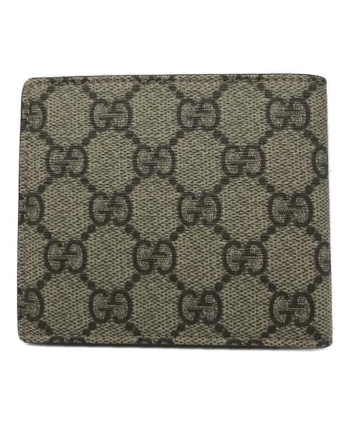 GUCCI（グッチ）GUCCI (グッチ) ネオヴィンテージGGスプリームウォレット ブラウンの古着・服飾アイテム