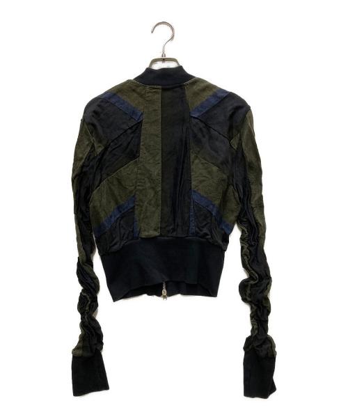 ANDREA YA'AQOV（アンドレアヤコブ）Andrea Ya'aqov (アンドレアヤコブ) ジップアップジャケット グレー サイズ:Sの古着・服飾アイテム