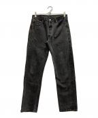 LEVI'Sリーバイス）の古着「90's 501 後染めブラックデニムパンツ」｜ブラック