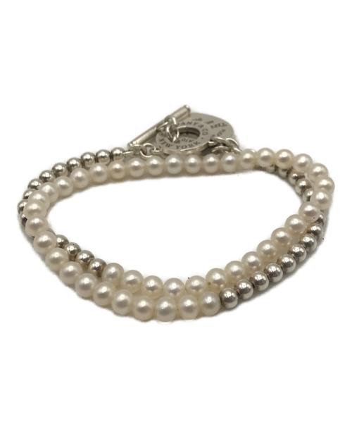 TIFFANY & Co.（ティファニー）TIFFANY & Co. (ティファニー) リターントゥ ラップ ビーズ ブレスレット シルバー サイズ:35cmの古着・服飾アイテム