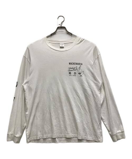 WACKO MARIA（ワコマリア）WACKO MARIA (ワコマリア) 鶏舎長袖Tシャツ ホワイト サイズ:XXLの古着・服飾アイテム