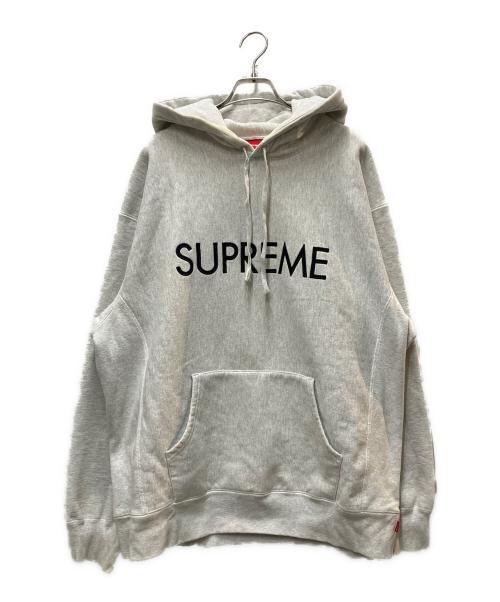 SUPREME（シュプリーム）Supreme (シュプリーム) 22AW CAPITAL HOODED SWEATSHIRTS グレー サイズ:XLの古着・服飾アイテム