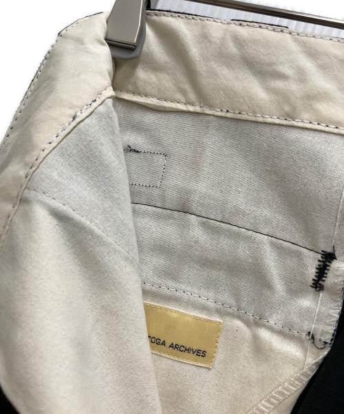 TOGA PULLA（トーガ プルラ）TOGA PULLA (トーガ プルラ) Dickies (ディッキーズ) レザーサイドラインコラボパンツ ブラック サイズ: 73.5cm (W29)の古着・服飾アイテム