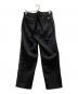 TOGA PULLA (トーガ プルラ) Dickies (ディッキーズ) レザーサイドラインコラボパンツ ブラック サイズ: 73.5cm (W29)：9000円
