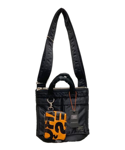 PORTER（ポーター）PORTER (ポーター) COMME des GARCONS (コムデギャルソン) HELMET BAG(XS) ブラック 未使用品の古着・服飾アイテム