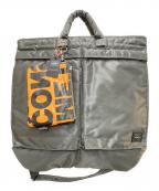 PORTER×COMME des GARCONSポーター×コムデギャルソン）の古着「HELMET BAG(M)」｜シルバーグレー