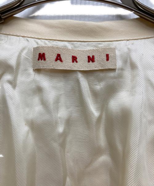 MARNI（マルニ）MARNI (マルニ) 19AW リネン混ロングコート ベージュ サイズ:40の古着・服飾アイテム