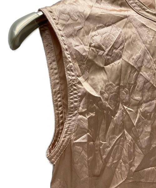 Acne studios（アクネ ストゥディオズ）Acne studios (アクネ ストゥディオズ) 20SS フラワーエンボスサテンドレス ピンク サイズ:34の古着・服飾アイテム