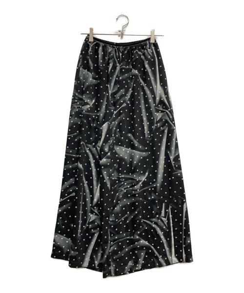 MM6 Maison Margiela（エムエムシックスメゾンマルジェラ）MM6 Maison Margiela (エムエムシックスメゾンマルジェラ) ドットワイドパンツ ブラック サイズ:40の古着・服飾アイテム
