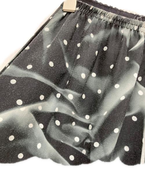 MM6 Maison Margiela（エムエムシックスメゾンマルジェラ）MM6 Maison Margiela (エムエムシックスメゾンマルジェラ) ドットワイドパンツ ブラック サイズ:40の古着・服飾アイテム
