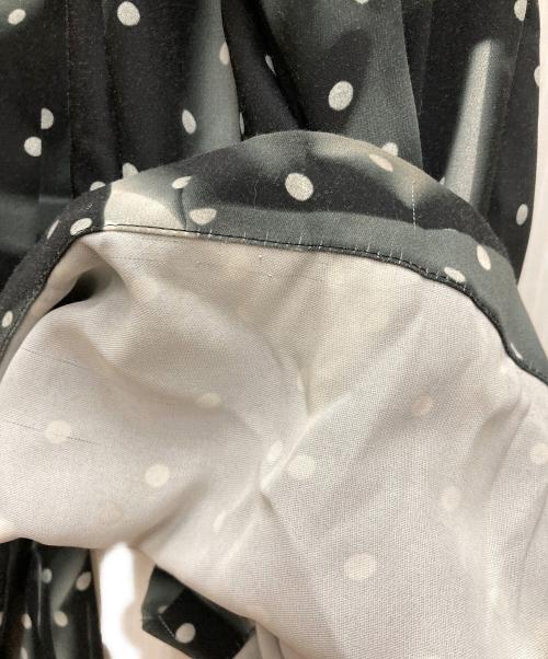 MM6 Maison Margiela（エムエムシックスメゾンマルジェラ）MM6 Maison Margiela (エムエムシックスメゾンマルジェラ) ドットワイドパンツ ブラック サイズ:40の古着・服飾アイテム