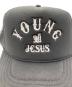 中古・古着 YOUNG JESUS (ヤング ジーザス) メッシュキャップ ブラック：10000円