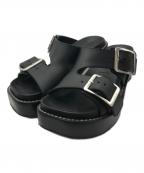 LOEWEロエベ）の古着「EASE HEEL SLIDE」｜ブラック