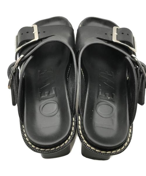 LOEWE（ロエベ）LOEWE (ロエベ) EASE HEEL SLIDE ブラック サイズ:36の古着・服飾アイテム