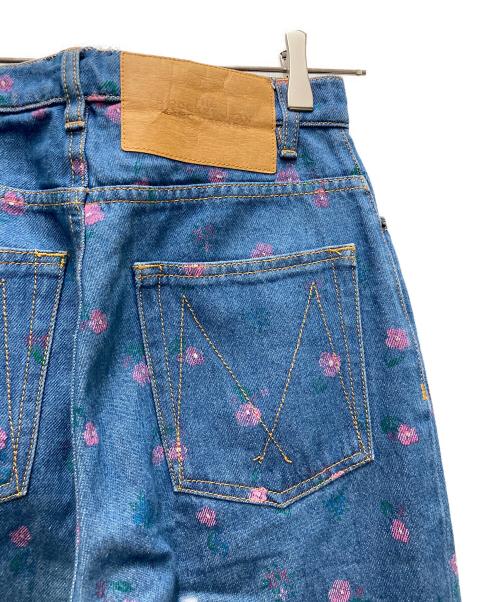 MARC JACOBS（マークジェイコブス）MARC JACOBS (マークジェイコブス) フラワーペイントデニムパンツ インディゴ サイズ:25の古着・服飾アイテム