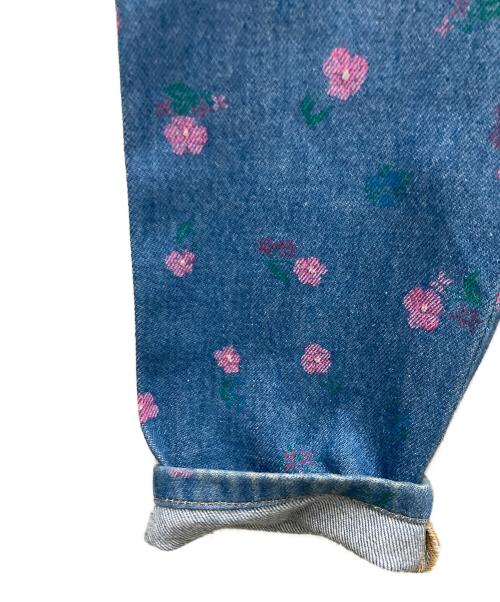 MARC JACOBS（マークジェイコブス）MARC JACOBS (マークジェイコブス) フラワーペイントデニムパンツ インディゴ サイズ:25の古着・服飾アイテム