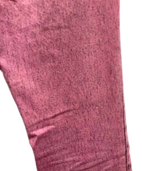 MARC JACOBS（マークジェイコブス）MARC JACOBS (マークジェイコブス) ワッペンデニムパンツ ピンク サイズ:25の古着・服飾アイテム