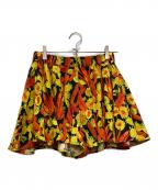 LOEWEロエベ）の古着「Cactus print flare shorts」｜イエロー×オレンジ