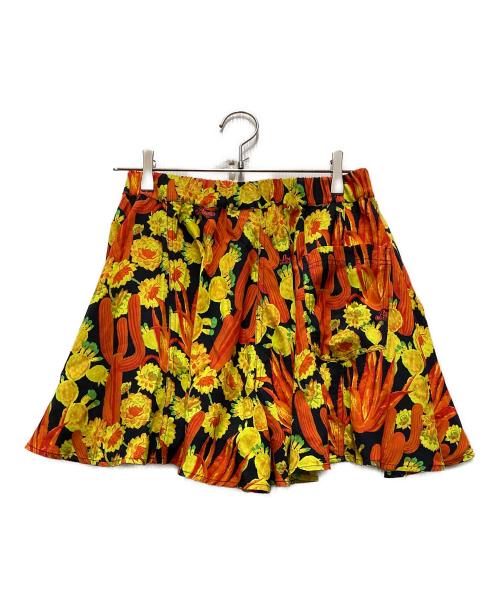 LOEWE（ロエベ）LOEWE (ロエベ) Cactus print flare shorts イエロー×オレンジ サイズ:Sの古着・服飾アイテム