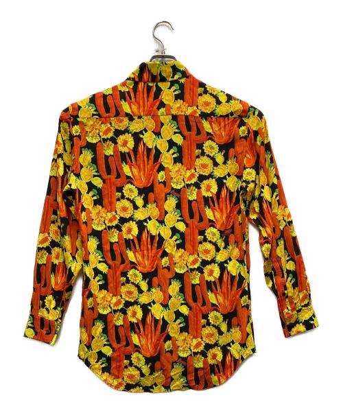 LOEWE（ロエベ）LOEWE (ロエベ) トロピカル L/S シャツ イエロー×オレンジ サイズ:34の古着・服飾アイテム